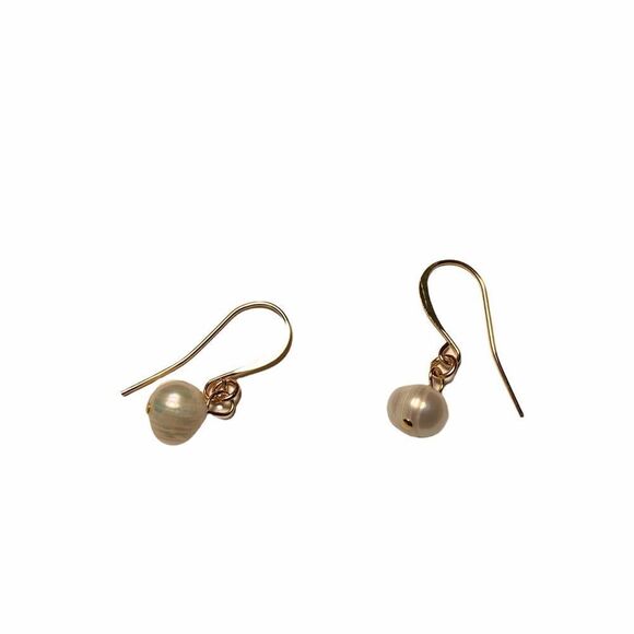 Handmade Genuine Pearl Earrings - Picture 3 of 12